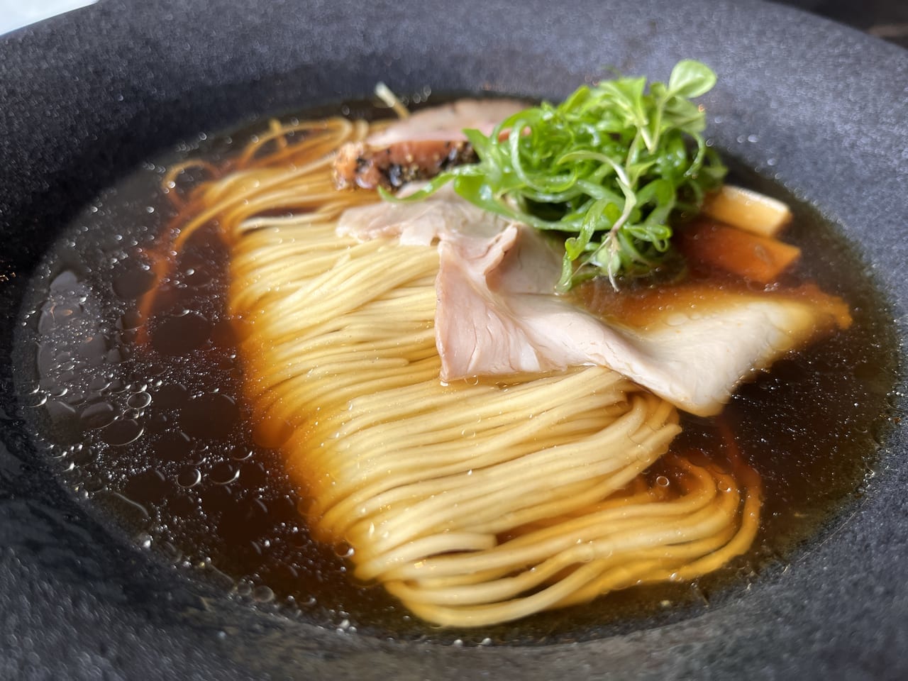 座銀高槻地鶏醤油soba