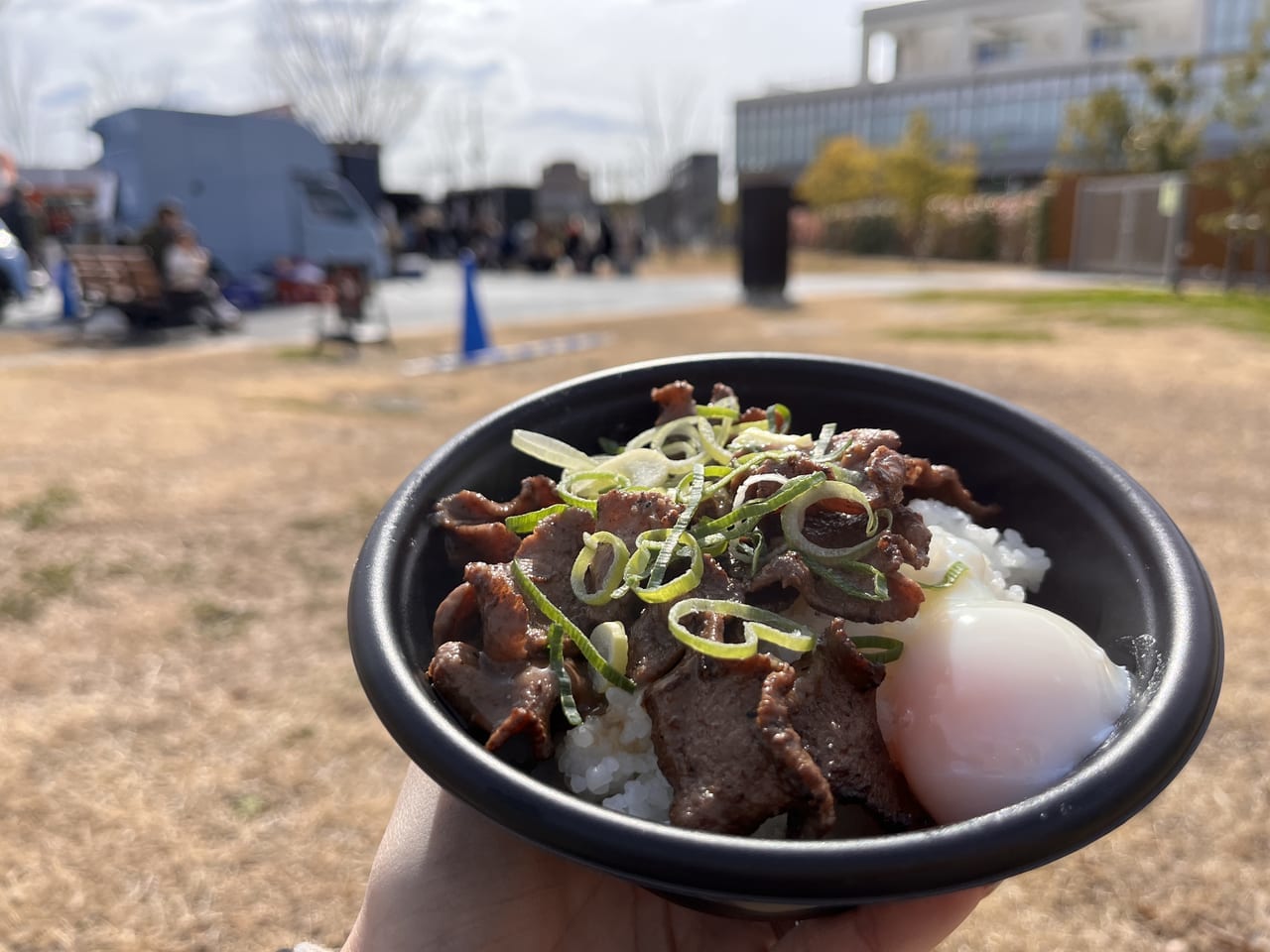 キッチンカーグランプリin安満遺跡公園牛タン丼